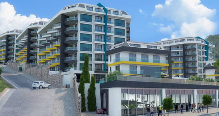 Luxury apartments in Kargıcak