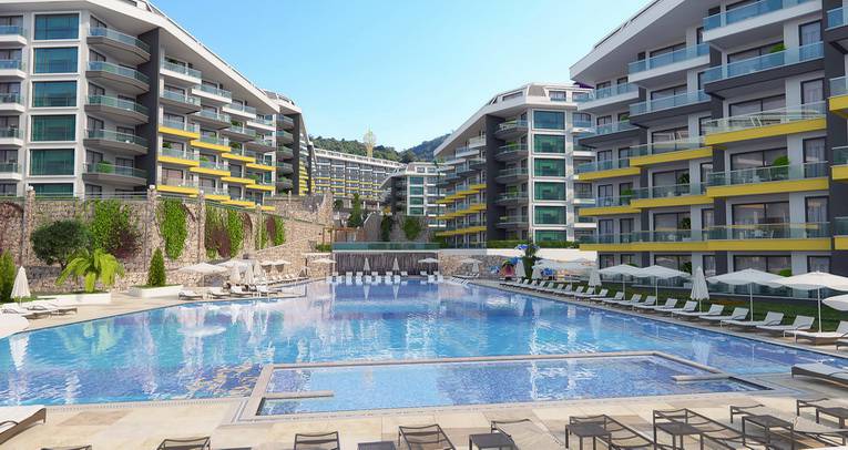 Luxury apartments in Kargıcak