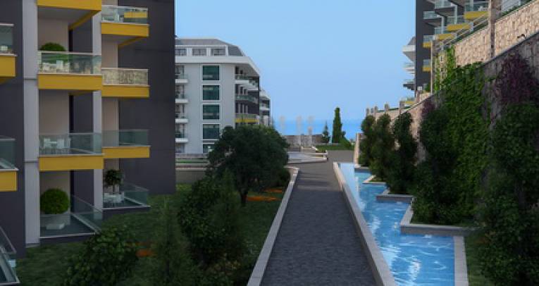 Luxury apartments in Kargıcak