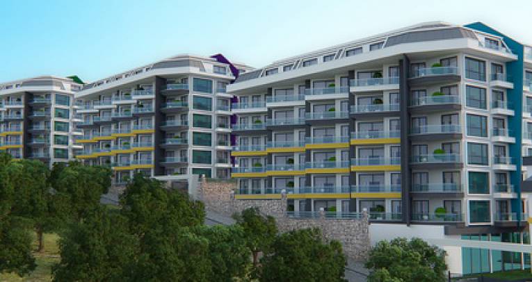 Luxury apartments in Kargıcak